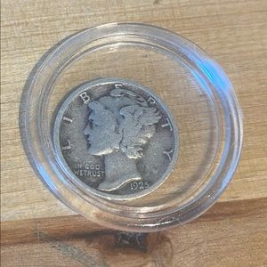 1925 Mercury dime